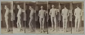 Thomas Eakins Gallery: Photographs of a Standing Male Nude Model ( Joseph Smith ), c. 1883. Creator