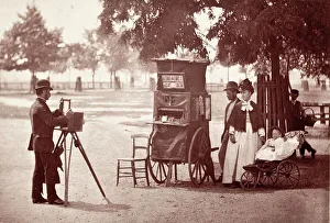 Photography On The Common, Printed 1870s. Creator: John Thomson