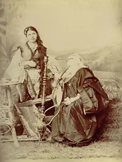 1880 Prints: Photos of women of Point Said - Egypt, 1880. Creator: Hippolyte Arnoux