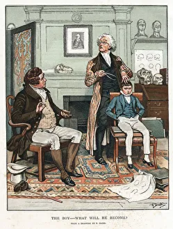 Phrenology, 1820 (1886). Artist: Frank Dadd Phrenology, 1820 (1886). Artist: Frank Dadd