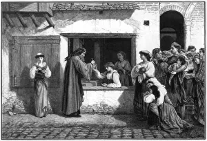 Treating Prints: The Physician, 1877. Artist: Moritz Klinkicht