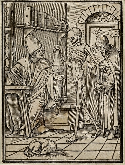 Holbein Hans Prints: The Physician, early 16th century. Creator: Hans Holbein the Younger