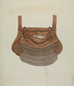 Price Ray Prints: Physicianss Saddle Bag, c. 1939. Creator: Ray Price