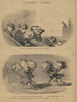 Asleep Prints: Physionomie de l'Assemblee, 1850