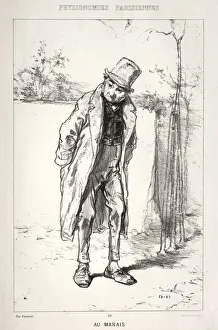 Paul Gavarni French Prints: Physionomies Parisienne: Au Marais, 1869. Creator: Paul Gavarni (French, 1804-1866)
