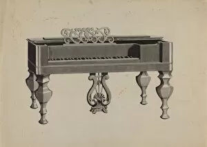 Lyre Gallery: Piano, c. 1936. Creator: Dorothy Posten