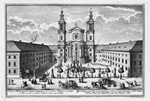 Corvinus Prints: The Piarist Church of Maria Treu in Vienna