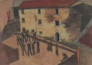 Piazza Giustagnana. Creator: Viani, Lorenzo (1882-1936)