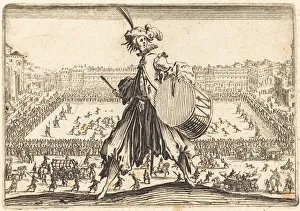 Tuscan Prints: Piazza Presso alla Porta al Prato, c. 1622. Creator: Jacques Callot