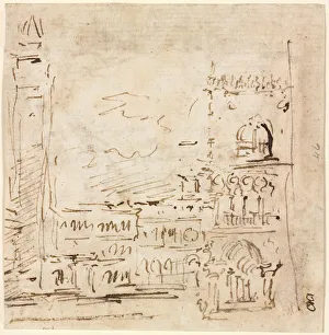 1712 1793 Prints: Piazza San Marco with Doges Palace