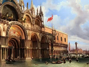 Basilica Di San Marco Gallery: The Piazza San Marco by high water