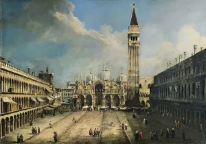 Canaletto Prints: The Piazza San Marco in Venice, 1723. Creator: Canaletto