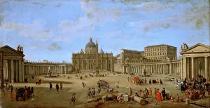 Papacy Prints: Piazza San Pietro, Rome