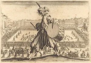 Piazza Santa Croce, Florence, c. 1622. Creator: Jacques Callot