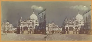 Piazzatta/St. Marks Church, Venice, about 1865. Creator: Unknown