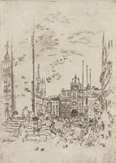 The Piazzetta, 1879-1880. Creator: James Abbott McNeill Whistler