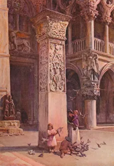 Tyndale Prints: In the Piazzetta, Venice, c1900 (1913). Artist: Walter Frederick Roofe Tyndale