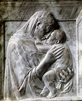 Adoring Prints: Piazzi Madonna ( Virgin and Child ), 1420-1430s. Artist: Donatello