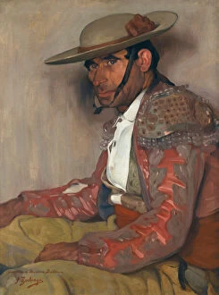 Bullfight Gallery: Picador 'El coriano'. Creator: Zuloaga y Zabaleto, Ignacio (1870-1945)