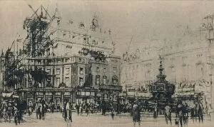 Geoffrey Gallery: Piccadilly Circus, 1927. Creator: William Walcot