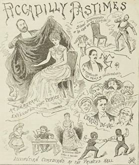 Fencing Prints: Piccadilly Pastimes, 1886. Creator: Unknown