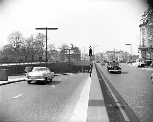 Traffic Prints: Piccadilly Underpass, Piccadilly End, London, c1960s. Creator: Arthur Charles Kirby Ware
