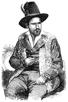 Picco, the Sardinian Minstrel - from a photograph by John Watkins, 1856. Creator: Unknown