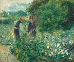 Auguste Gallery: Picking Flowers, 1875. Creator: Pierre-Auguste Renoir