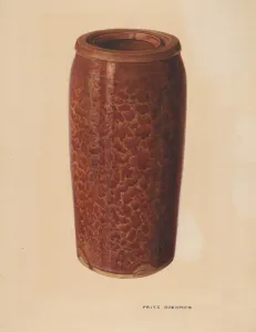Boehmer Fritz Prints: Pickle Jar, c. 1939. Creator: Fritz Boehmer
