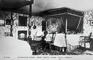 Accommodation Prints: Pickwick's Room Great White Horse Hotel