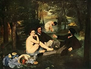 Paddling Gallery: The Picnic, 1863, (1937). Creator: Edouard Manet