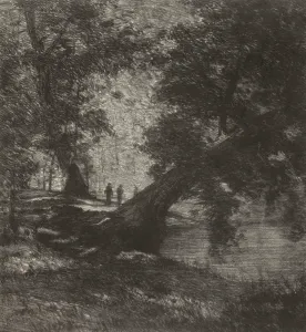 Ageing Prints: The Picnic, about 1924. Creator: Bolton Coit Brown