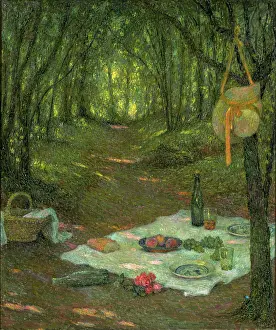 Picnic Prints: Picnic in the Forest, Gerberoy (Le Gouter sous Bois)