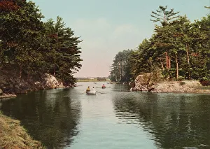 Maine United States Of America Prints: Picnic Rocks, Kennebunk River, Maine, c1900. Creator: Unknown