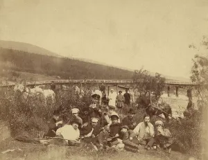Picnic at the Uspenskii Mine, 1890. Creator: Unknown