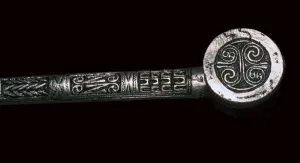 6th Century Prints: Pictish or Irish disc-headed pin, 6th century