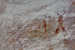 Pictography, Faical, San Ignacio, Cajamarca, Peru, 2015. Creator: Luis Rosendo