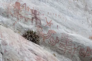 Pictography, Faical, San Ignacio, Cajamarca, Peru, 2015. Creator: Luis Rosendo