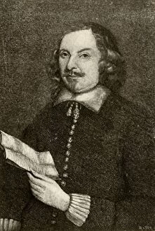 Picture of Edward Winslow, in Puritan dress, 1644, (1937). Creator: Unknown