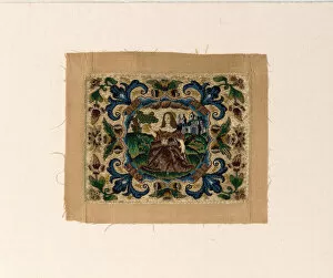 Beading Gallery: Picture, England, 18th / 19th century. Creator: Unknown