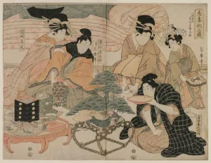 1830 Prints: Picture of the First Visit to the Pleasure Quarters