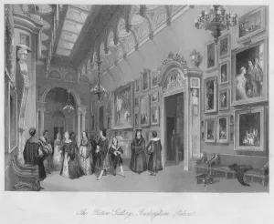 Melville Prints: The Picture Gallery, Buckingham Palace, c1841. Artist: Henry Melville