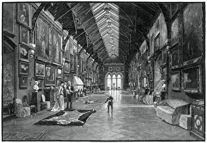 Images Dated 9th May 2007: The Picture Gallery, Kilkenny Castle, c19th century