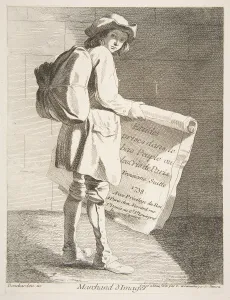 Comte De Prints: Picture Seller, 1738. Creator: Caylus, Anne-Claude-Philippe de