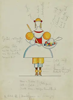 Bauhaus Prints: Picture XII. Market Woman from Limoges
