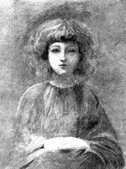2nd Baronet Prints: Pictures from the New Gallery: A Child's Head - Philip Burne-Jones