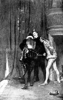Georg Meisenbach Prints: Pictures from the Royal Academy: Waiting for the Duc de Guise - Seymour Lucas