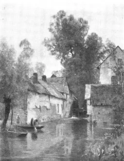 Mill Prints: Pictures from the Royal Academy: The Water-Mill - E