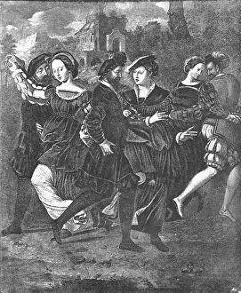 ''Pictures from the Tudor Exhibition; Henry VIII., Anne Boleyn and others, 'The Dancing..., 890
