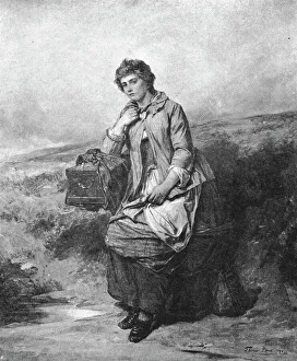 Faed Thomas Prints: Pictures of the Year - VI. Lucy's Flittin'; after Thomas Faed